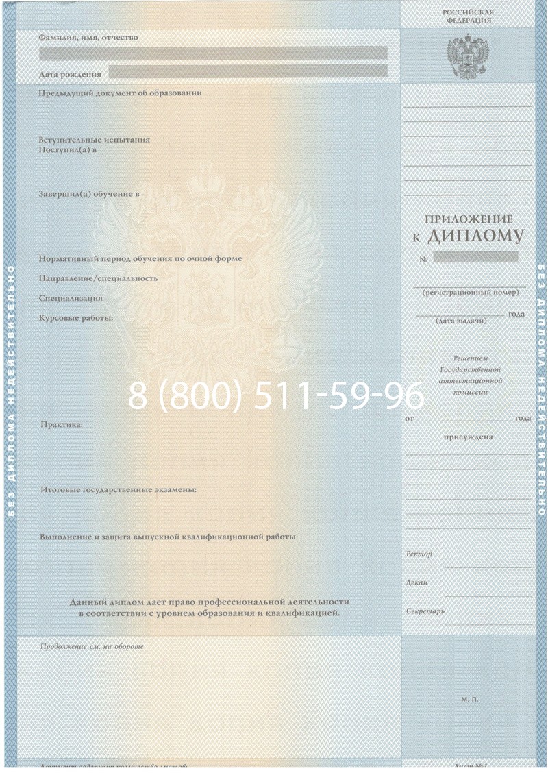 Купить Диплом специалиста 2003-2009 годов в Нижневартовске